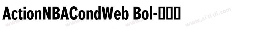 ActionNBACondWeb Bol字体转换
